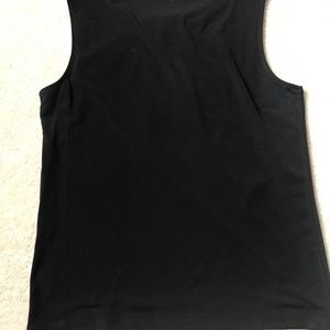 Nine West Plaid Silky Professional Sleeveless Blouse Tied - XL